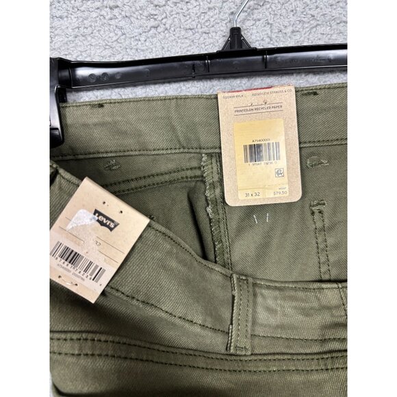 Levis Women's Olive Green Superlow Flare Pants Slim Fit Size 31X32 New With Tag' - Picture 4 of 8